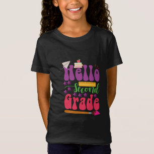 Back To School Tees Hello Second Grade