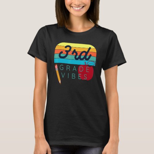 Back To School Third Grade Teacher Kids Third Grad T_Shirt