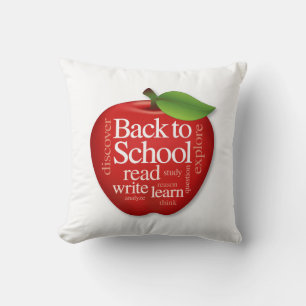 Back to School Throw Pillow