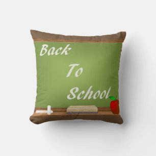 Back to school throw pillow