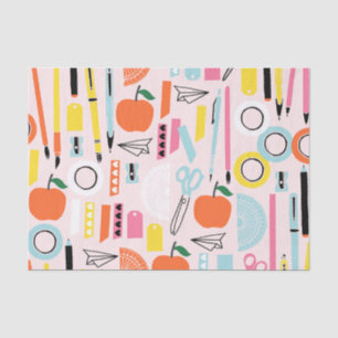 Back to school tissue paper
