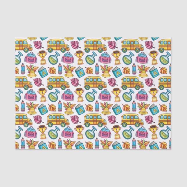 Back To School  Tissue Paper (Front)