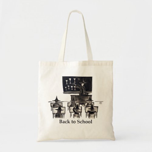 Back To School Tote Bag Witch School Wizards Tarot