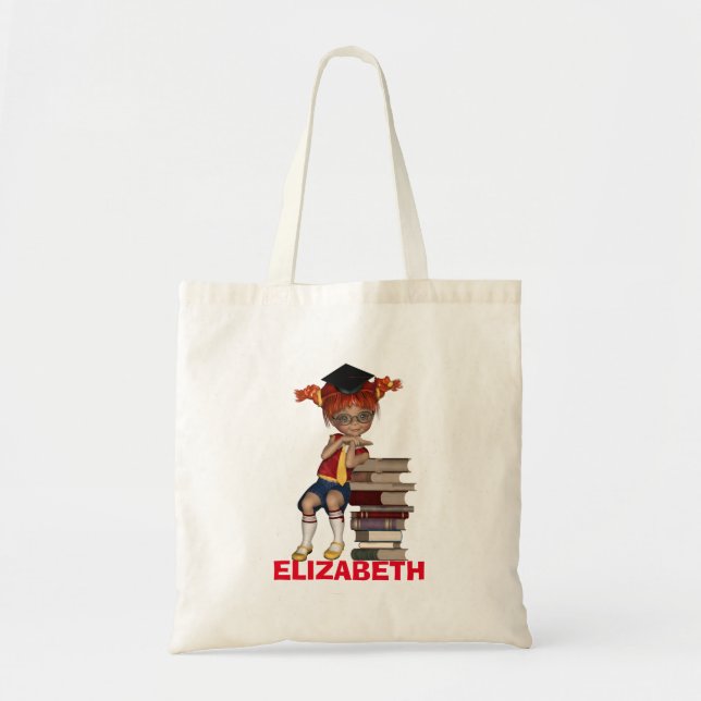 Back to School Tote BAG with student (Front)