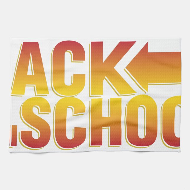 back to school towel (Horizontal)