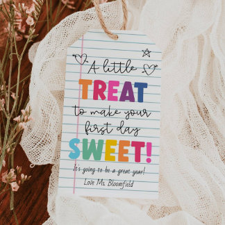 Back To School Treat Tag