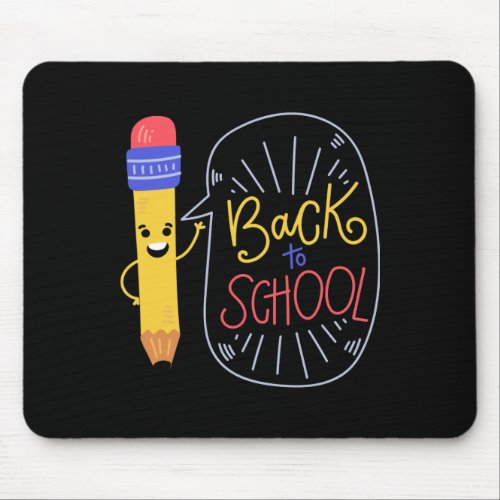 Back To School Trendy Pencil Teacher Student Gift  Mouse Pad