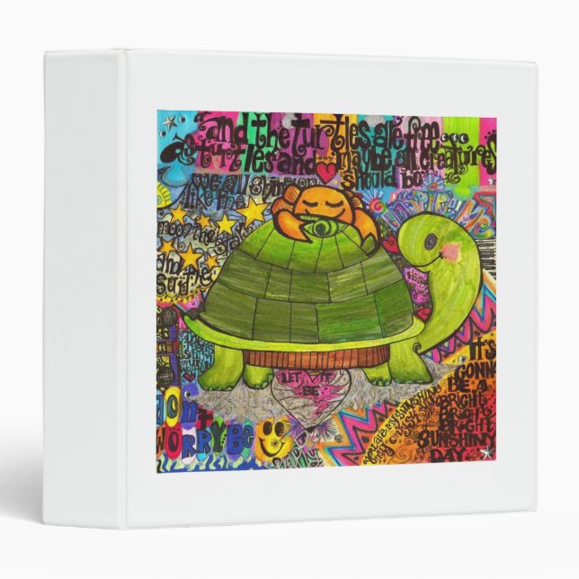 Back to School Turtle Binder (Front/Spine)