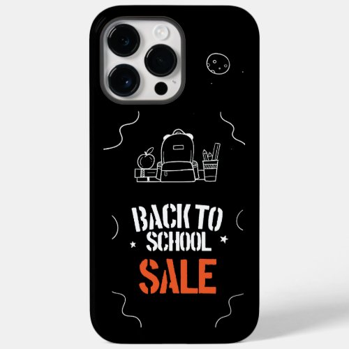 Back to School Typography Design Case-Mate iPhone 14 Pro Max Case