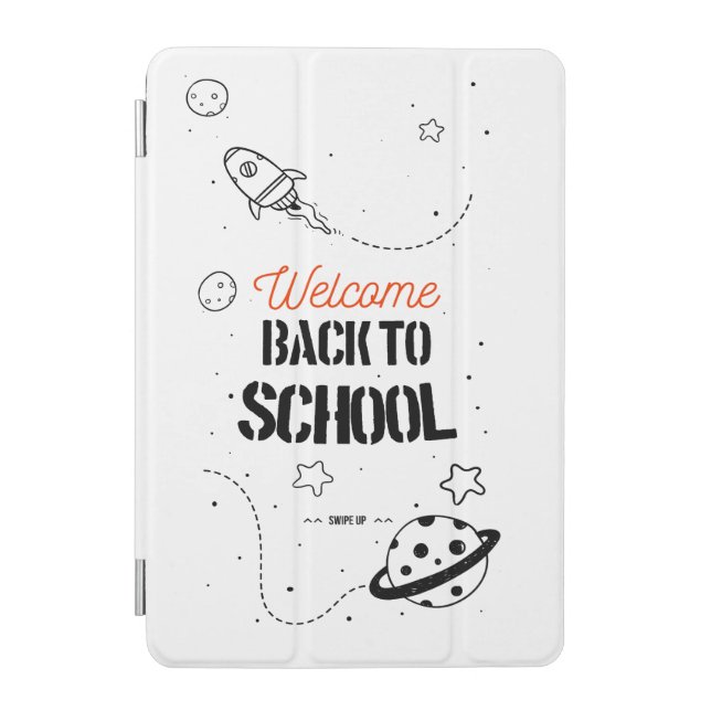 Back to School Typography Design iPad Mini Cover (Front)
