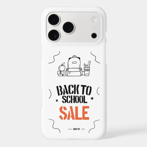 Back to School Typography Design iPhone 17 Pro Max Case