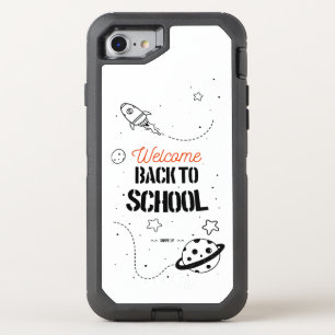 Back to School Typography Design OtterBox Defender iPhone SE/8/7 Case