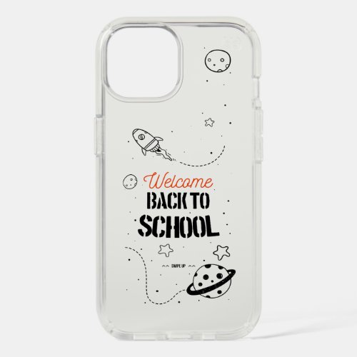 Back to School Typography Design iPhone 15 Case