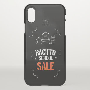 Back to School Typography Design iPhone X Case