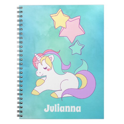 Back to School Unicorn Gift Ideas Cute Unicorn Notebook