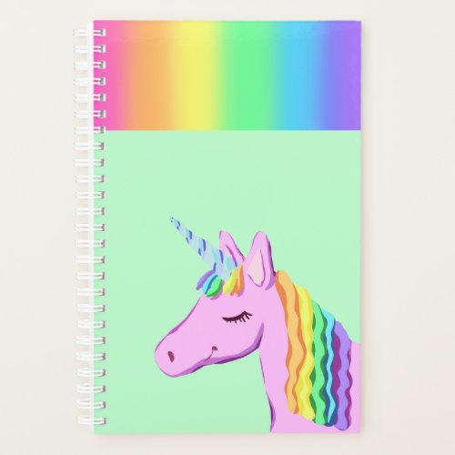Back To School Unicorn Rainbow Planner