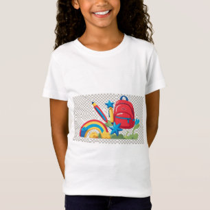 Back to School Vibes Girls’ T-Shirt – Cute and Co