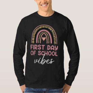 Back To School Vibes Happy First Day of School for T-Shirt