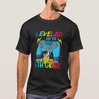 Back To School Video Game 5Th Grade Level Unlocked T-Shirt