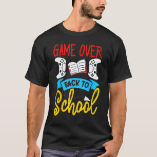 Back to School Video Game Teacher Games Over T-Shirt