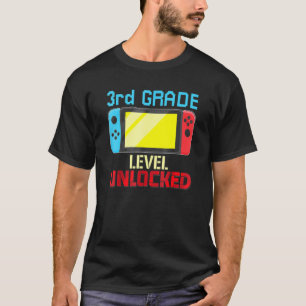 Back To School Video Gamer 3rd Grade Level Unlocke T-Shirt