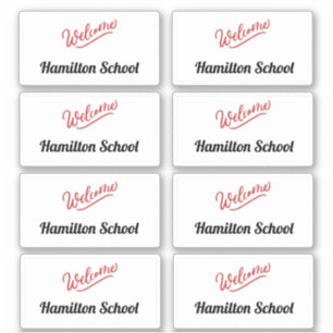 Back to School - Visitor Stickers