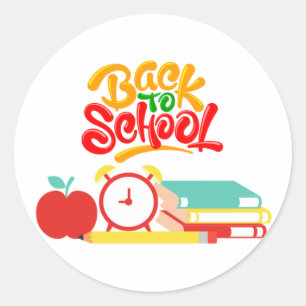 Back To School; Welcome Back to School 2023 Classic Round Sticker