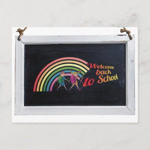 Back to school Welcome back to school Postcard