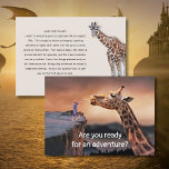 Back to School Welcome Cards Giraffe Adventure