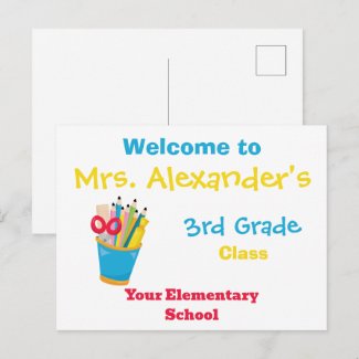 Back to School Welcome Notice