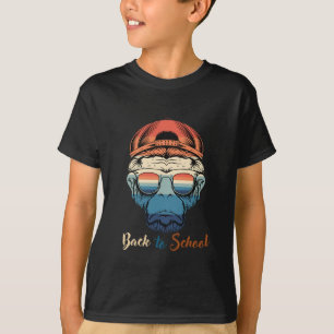 Back to school with a summer chimpanzee theme T-Shirt