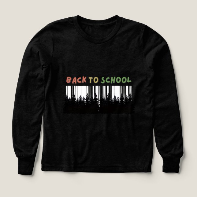 Back to school with a touch of wild trees Tri-Blend shirts (Design Front)