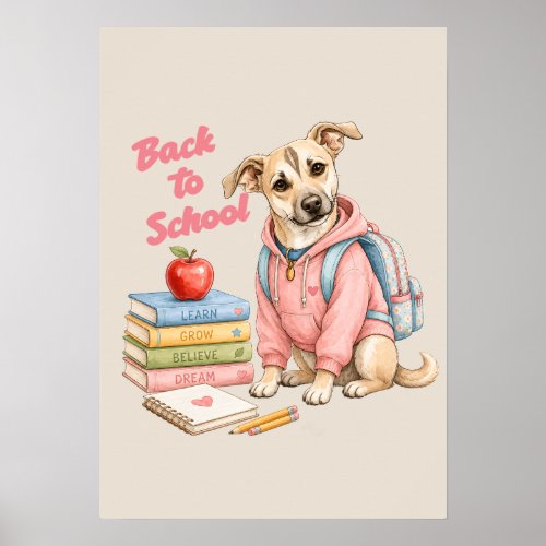 Back to School with Lina Poster