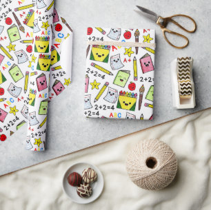 Back To School Wrapping Paper