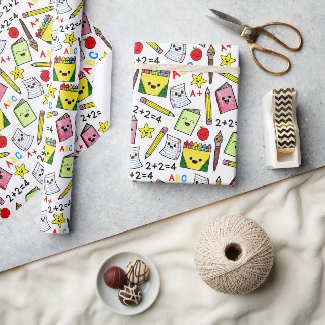 Back To School Wrapping Paper (Crafts)