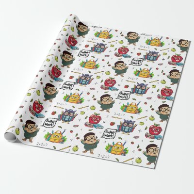 Back to School Wrapping Paper