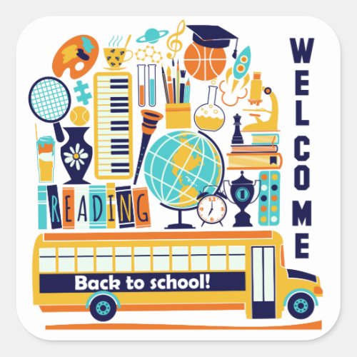 Back to Schools stickers