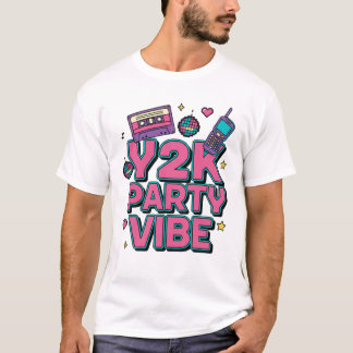 Back to The 2000s Retro Design Vintage Theme Party T-Shirt