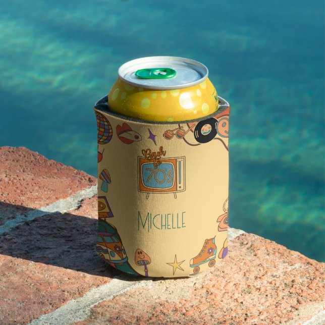 Back to the 70's retro groovy  can cooler (In Situ Pool)
