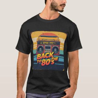 Back to the 80s Gen X Boombox T-shirt