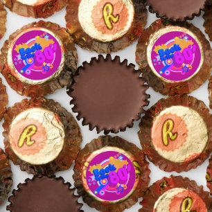 Back To The 80's Neon Pink Reese's Peanut Butter Cups