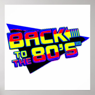 BACK TO THE 80S POSTER
