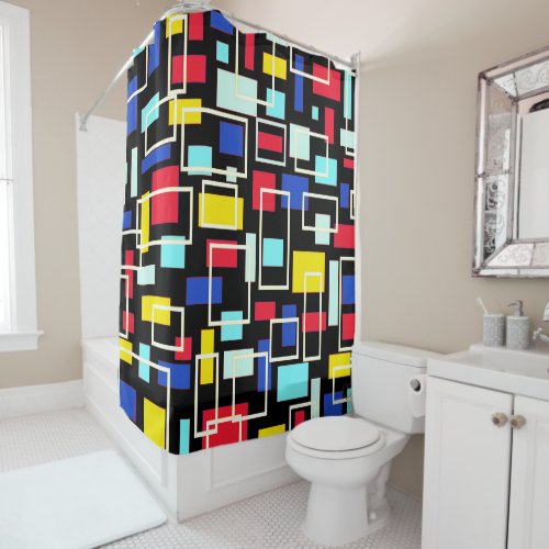 Back to the 80s shower curtain