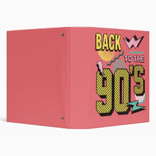 Back to the 90's 3 ring binder