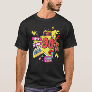 Back To The 90s 90s Disco Radio And Techno Era Vin T-Shirt