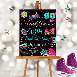 Back to the 90's, Any Age, Welcome Foam Board