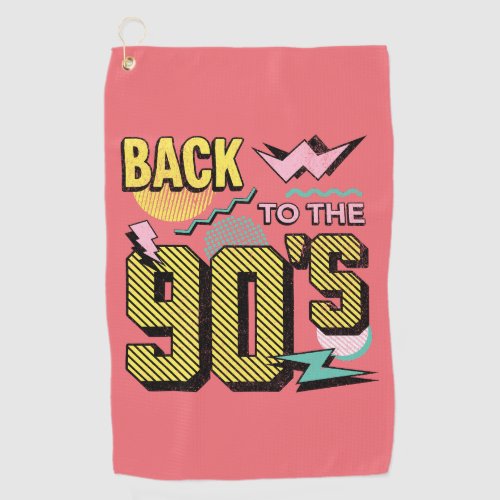Back to the 90s golf towel
