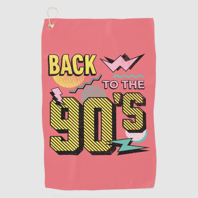 Back to the 90's golf towel (Front)