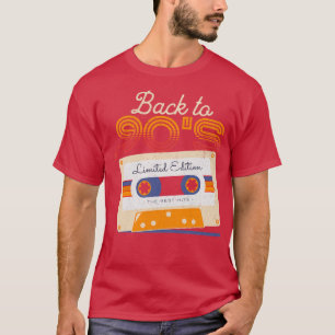 BACK TO THE 90s lineart version Cassette Tape Vint T-Shirt