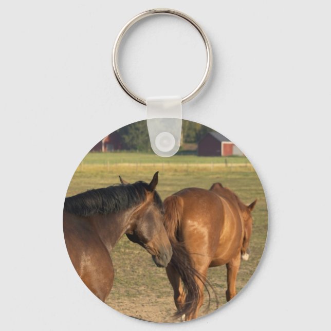 Back to the Barn Keychain (Front)